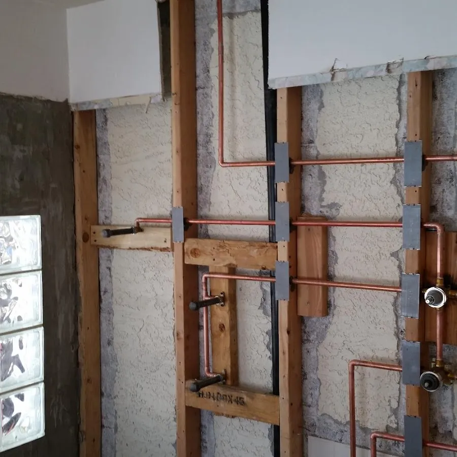 Copper pipe installation for Repiping in Central